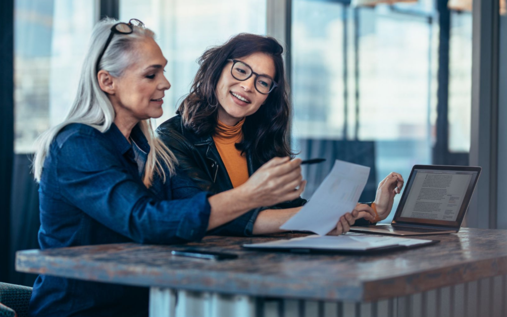 health and food safety consultants reviewing compliance systems